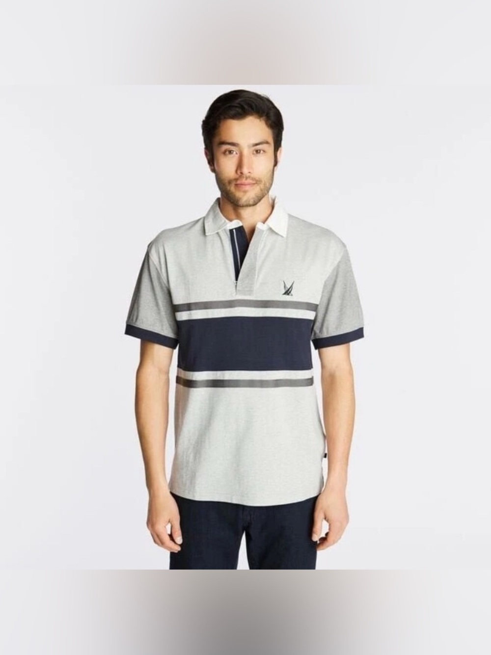 Nautica  CLASSIC FIT COLORBLOCK STRIPE POLO shirt size XXL